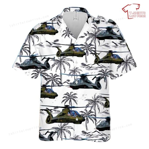 US Army Boeing Sikorsky RAH-66 Comanche Hawaiian Shirt US Army Boeing Sikorsky RAH-66 Comanche Hawaiian Shirt