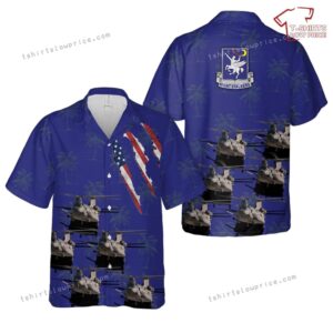 US Army Boeing-Vertol MH-47E Chinook, 160th SOAR Night Stalkers Hawaiian Shirt