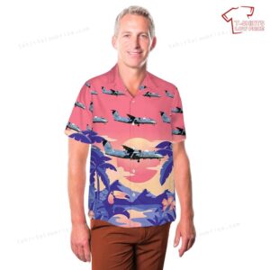 US Army Bombardier RO 6A Hawaiian Shirt 3