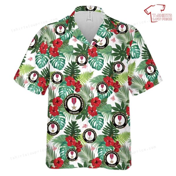 US Army Bronze Star Recipient Veteran Hawaiian Shirt US Army Bronze Star Recipient Veteran Hawaiian Shirt