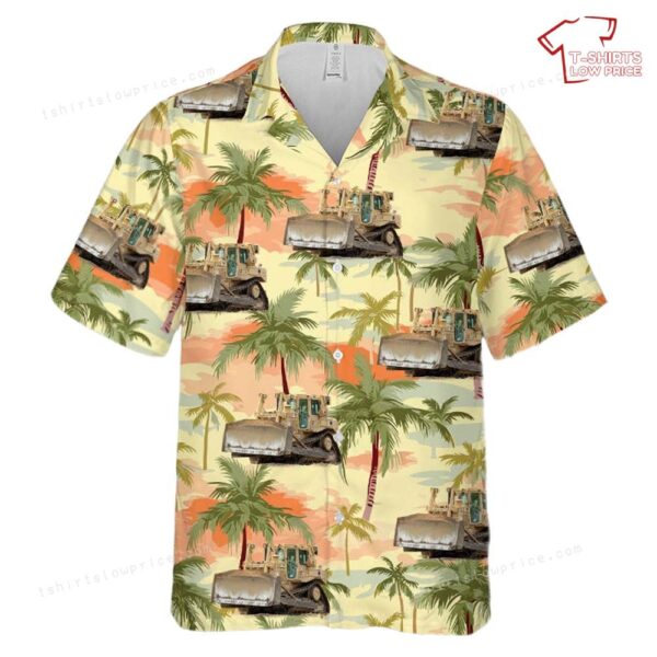 US Army bulldozer D7 Hawaiian Shirt US Army bulldozer D7 Hawaiian Shirt