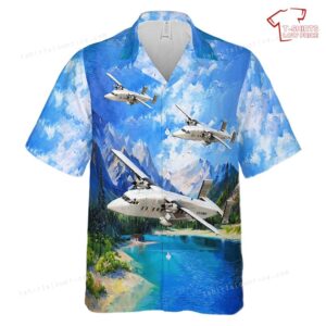 US Army C-23 Sherpa from the California Army National Guard’s Detachment 1, Company I, 185th Theater Aviation Brigade Hawaiian Shirt