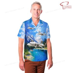 US Army C 23 Sherpa from the California Army National Guards Detachment 1 Company I 185th Theater Aviation Brigade Hawaiian Shirt 3