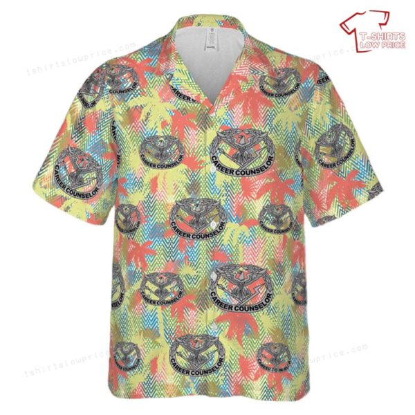 US Army Career Counselor Identification Badge Hawaiian Shirt US Army Career Counselor Identification Badge Hawaiian Shirt