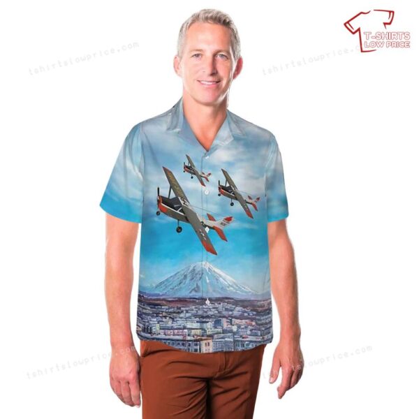 US Army Cessna 172 T-41 Mescalero Hawaiian Shirt US Army Cessna 172 T-41 Mescalero Hawaiian Shirt