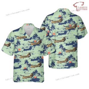 US Army CH-47 Chinook 13-08134 Hawaiian Shirt