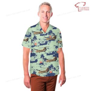 US Army CH 47 Chinook 13 08134 Hawaiian Shirt 3