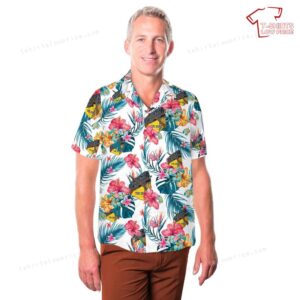 US Army Charlie Company 2 47 Infantry Regiment 197th Infantry Brigade Hawaiian Shirt 3