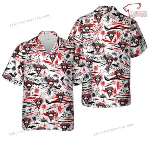 US Army Charlie Company, 52nd Infantry (LRS)(ABN) Hawaiian Shirt