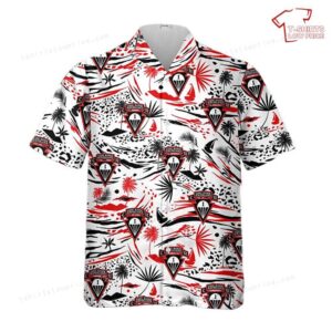 US Army Charlie Company, 52nd Infantry (LRS)(ABN) Hawaiian Shirt