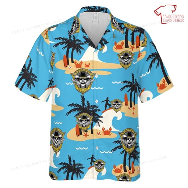 US Army Charlie Company, 553D DSSB Hawaiian Shirt US Army Charlie Company, 553D DSSB Hawaiian Shirt