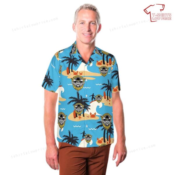 US Army Charlie Company, 553D DSSB Hawaiian Shirt US Army Charlie Company, 553D DSSB Hawaiian Shirt