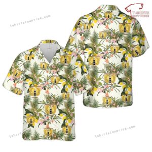 US Army Chief Warrant Officer CW3 Eagle Rising Badge Hawaiian Shirt