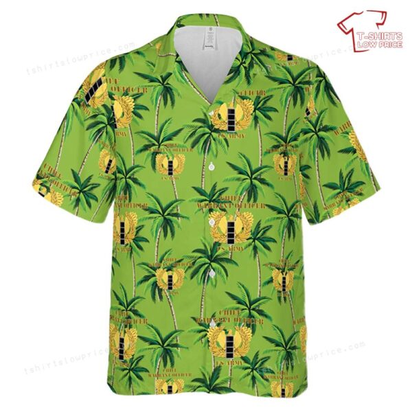 US Army Chief Warrant Officer CW4 Eagle Rising Badge Hawaiian Shirt US Army Chief Warrant Officer CW4 Eagle Rising Badge Hawaiian Shirt
