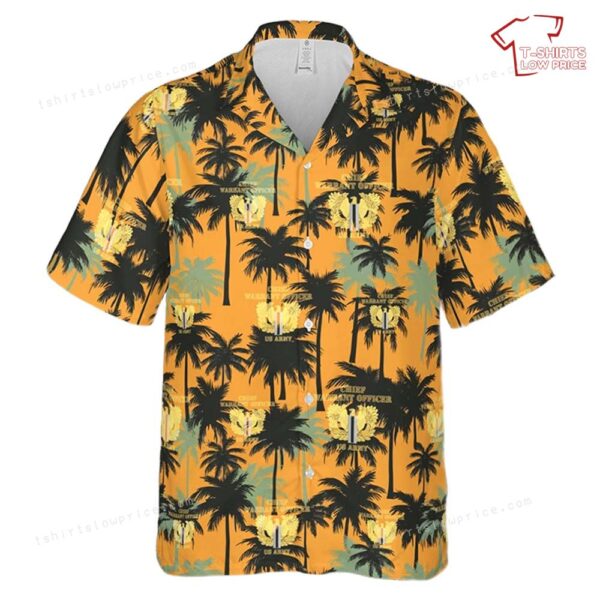 US Army Chief Warrant Officer CW5 Eagle Rising Badge Hawaiian Shirt US Army Chief Warrant Officer CW5 Eagle Rising Badge Hawaiian Shirt