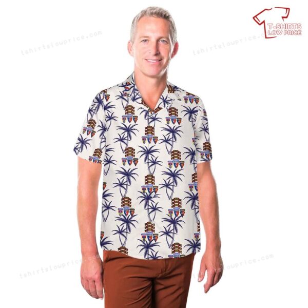 US Army Co D (Ranger), 151st Infantry (Airborne) Hawaiian Shirt US Army Co D (Ranger), 151st Infantry (Airborne) Hawaiian Shirt