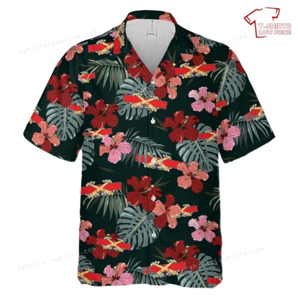 US ARMY COMBAT ARTILLERY BADGE Hawaiian Shirt US ARMY COMBAT ARTILLERY BADGE Hawaiian Shirt