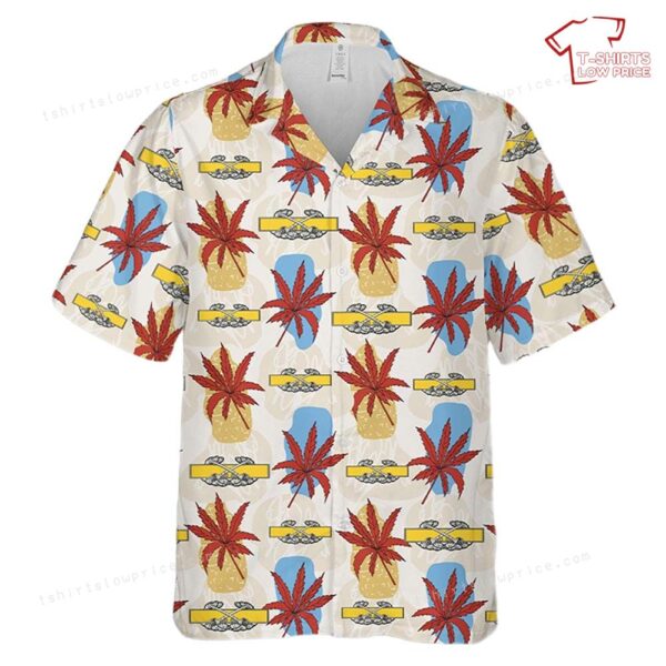 US Army Combat Cavalry Badge Hawaiian Shirt US Army Combat Cavalry Badge Hawaiian Shirt
