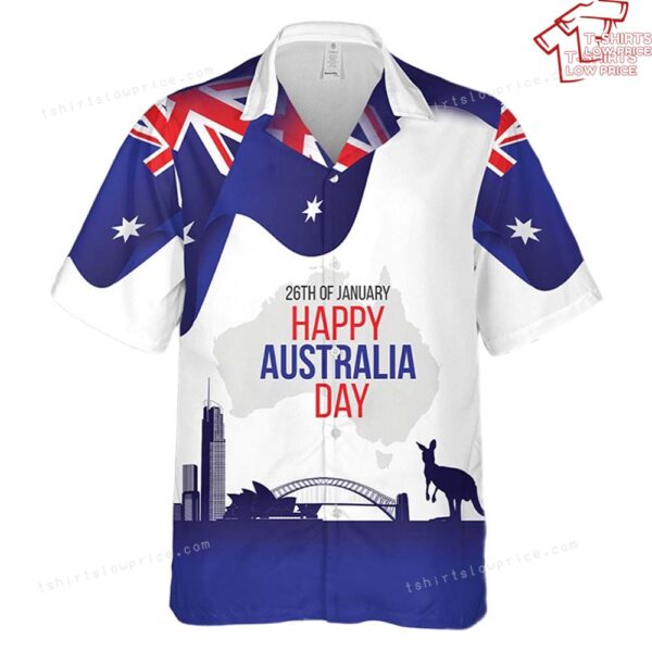 26 January Happy Australia Day Hawaiian Shirt 26 January Happy Australia Day Hawaiian Shirt