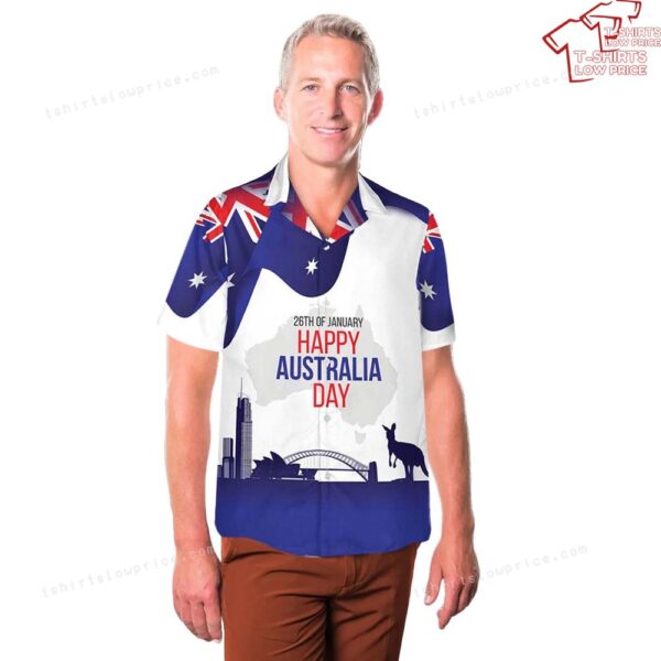 26 January Happy Australia Day Hawaiian Shirt 26 January Happy Australia Day Hawaiian Shirt