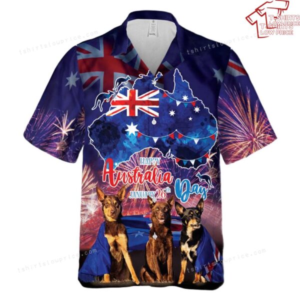 Aussie Dogs Australia Day Hawaiian Shirt Aussie Dogs Australia Day Hawaiian Shirt