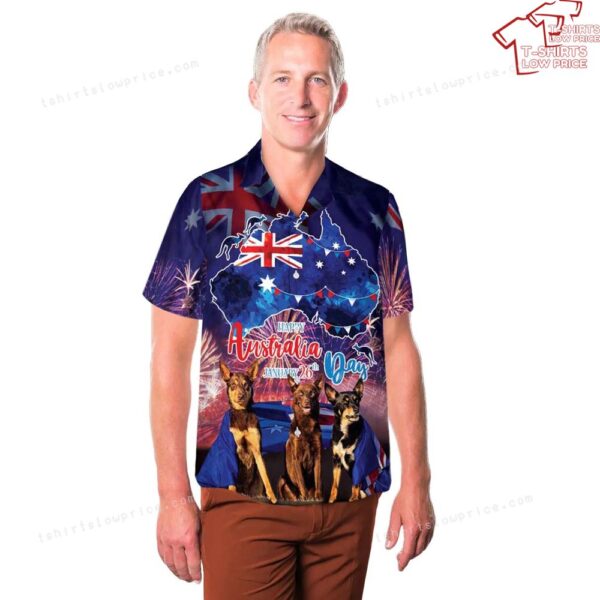 Aussie Dogs Australia Day Hawaiian Shirt Aussie Dogs Australia Day Hawaiian Shirt
