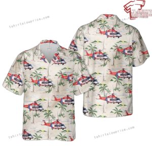Australia Ambulance Victoria Augusta Westland AW139 Hawaiian Shirt