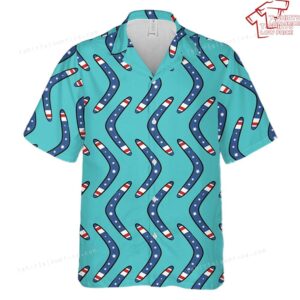 Australia Day Boomerangs Hawaiian Shirt