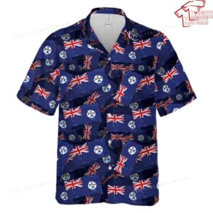 Australia Queensland Flag Pattern Hawaiian Shirt
