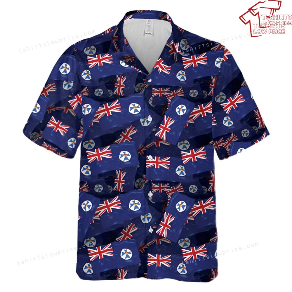 Australia Queensland Flag Pattern Hawaiian Shirt 2 Australia Queensland Flag Pattern Hawaiian Shirt 2