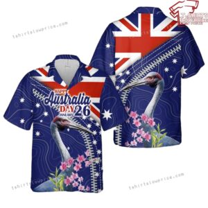 Brolga Happy Australia Day January Hawaiian Shirt