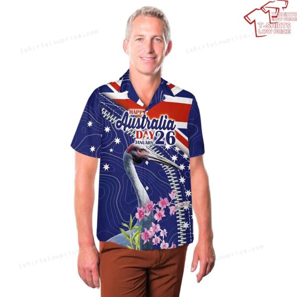 Brolga Happy Australia Day January Hawaiian Shirt Brolga Happy Australia Day January Hawaiian Shirt
