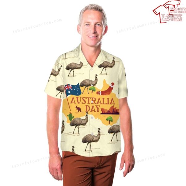 Emu Australia Hawaiian Shirt Emu Australia Hawaiian Shirt