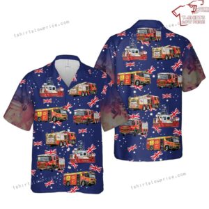 Fire Rescue Victoria (FRV) Australia Day Hawaiian Shirt
