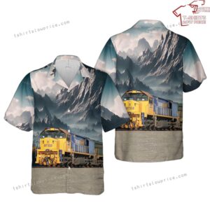 Freight Australia XR 558 Diesel Locomotives Hawaiian Shirt