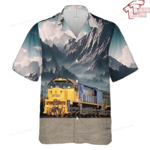 Freight Australia XR 558 Diesel Locomotives Hawaiian Shirt
