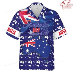 Happy Australia Day January 26 Hawaiian Shirt