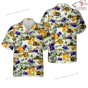 Heavy Mining Equipment Australia Hawaiian Shirt