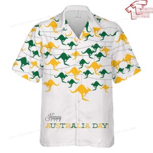 Kangaroo Ornament Australia Day Hawaiian Shirt