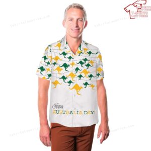 Kangaroo Ornament Australia Day Hawaiian Shirt 3