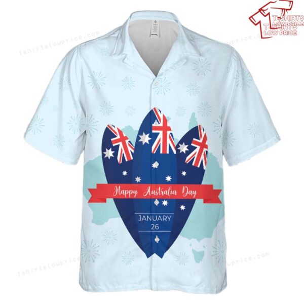 National Australia Day Hawaiian Shirt National Australia Day Hawaiian Shirt
