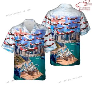 NSW Rural Fire Service (NSW RFS) Boeing 737-3H4, Australia Day Hawaiian Shirt
