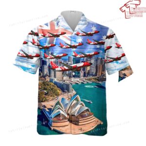 NSW Rural Fire Service (NSW RFS) Boeing 737-3H4, Australia Day Hawaiian Shirt