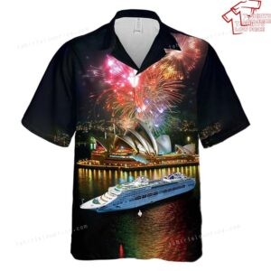 P&O Cruises Celebrates Australia Day in Sydney Harbour Hawaiian Shirt