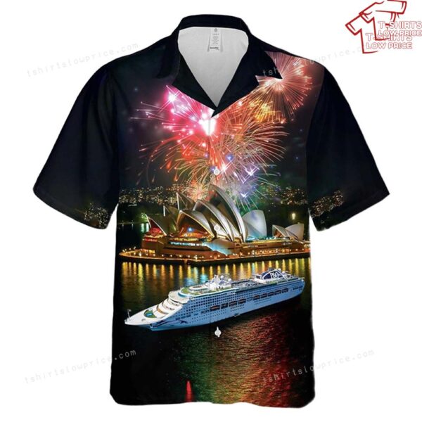 P&O Cruises Celebrates Australia Day in Sydney Harbour Hawaiian Shirt P&O Cruises Celebrates Australia Day in Sydney Harbour Hawaiian Shirt