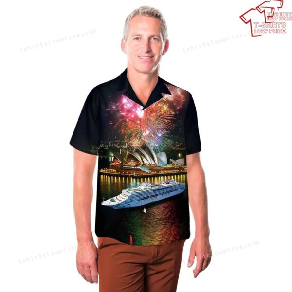 P&O Cruises Celebrates Australia Day in Sydney Harbour Hawaiian Shirt P&O Cruises Celebrates Australia Day in Sydney Harbour Hawaiian Shirt