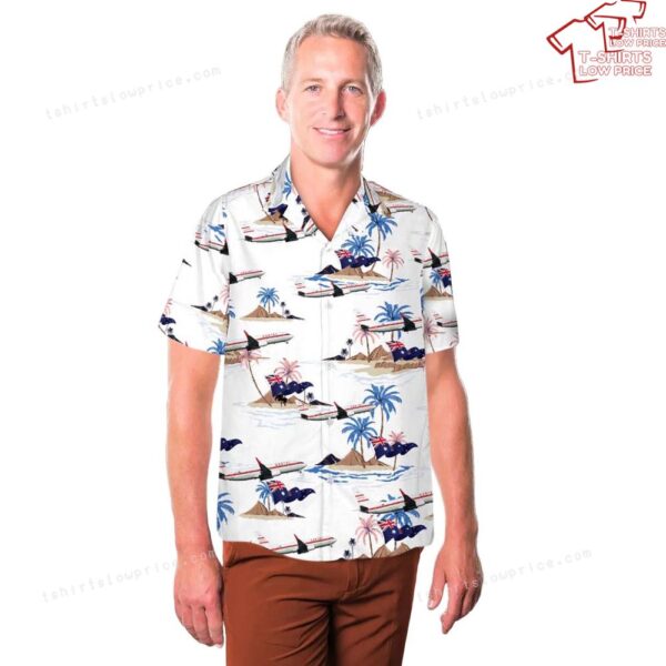 Qantas Boeing 737-838, Australia Day Hawaiian Shirt Qantas Boeing 737-838, Australia Day Hawaiian Shirt