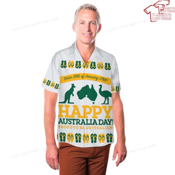 Retro sash Australia Day Hawaiian Shirt