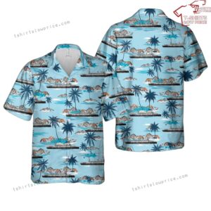Royal Navy Orlando-class cruiser HMS Australia (1886) Hawaiian Shirt