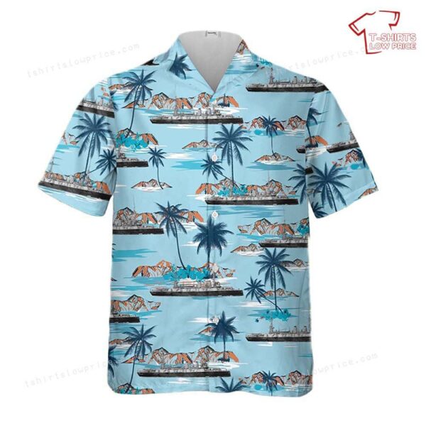Royal Navy Orlando-class cruiser HMS Australia (1886) Hawaiian Shirt Royal Navy Orlando-class cruiser HMS Australia (1886) Hawaiian Shirt